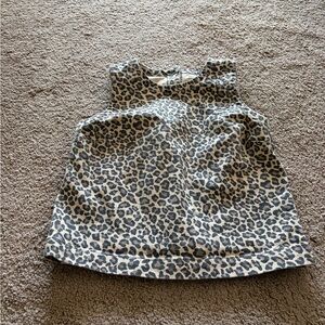 Abercrombie Leopard Print Denim Tank Top